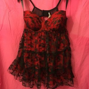 Cacique babydoll lingerie size 22/24 EUC